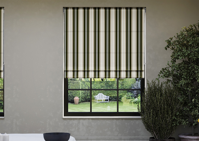 The British Stripe Co. George, Chilterns No.1 - Twist&Fit Roman Blind - Image 3